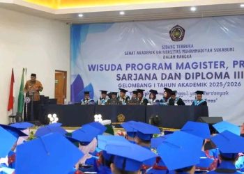 Bupati Sukabumi Hadiri Wisuda Gelombang I Diploma III Tahun Akademik 2025 Universitas Muhammadiyah Sukabumi
