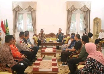 Bahas Giat Baksos, Bupati Sukabumi Terima Kunker Komandan Pangkalan TNI AL Bandung