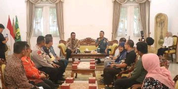 Bahas Giat Baksos, Bupati Sukabumi Terima Kunker Komandan Pangkalan TNI AL Bandung