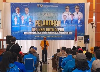 Nurcholis Syahbani Resmi Dilantik Ketua KNPI Depok, Ini Pesan Ketua DPRD Farabi A Rafiq