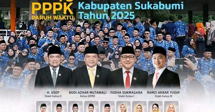 DPRD Kab. Sukabumi Mengucapkan Selamat Kepada 8.164 PPPK Paruh Waktu Yang Sudah di Lantik