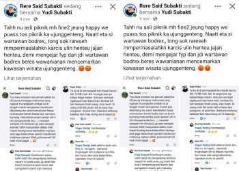 Akun @Rere Said Subakti Tulis “Wartawan Bodrex” Insan Jurnalis Sukabumi Geram