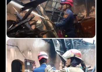 Damkar Kabupaten Sukabumi Gercep Padamkan Kebakaran di Selaawi Sukaraja