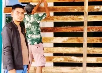 Mengaku Belum Dibayar, Kontraktor Lokal Kecewa Segel Gedung MUI Kab. Sukabumi