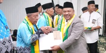 Ketua DPRD Kab. Sukabumi Beri Doa Terbaik Untuk Keberangkatan Para Calon Jamah Haji 2026