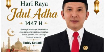 Teddy Setiadi Ketua Fraksi Gerinda DPRD Kabupaten Sukabumi Mengucapankan Selamat Idul Adha 1447 Hijriah