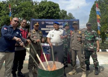 Berantas Praktik Praktik Ilegal, Lapas Kelas IIA Warungkiara Gencar Razia Gabungan