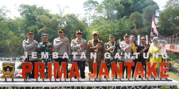 Akhirnya Jembatan Gantung Prima Jantake Penghubung Sasagaran-Gegerbitung Diresmikan, Warga Sumringah