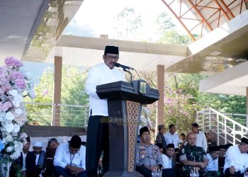 Ribuan Peserta Ikuti Khatam Akbar Dalam Gerakan Wakaf 1 Juta Al-quran, Ini Pesan Bupati Sukabumi