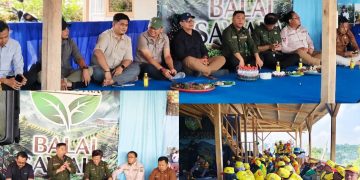Kadis Perkim Bersama Wakil Bupati Sukabumi Gelar Penanaman Perdana Masyarakat Petani Bagja Sutra