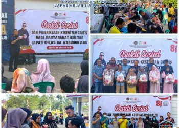 HUT ke-81 Kemerdekaan RI, Lapas Warungkiara Sukabuni Gelar Bakti Sosial Bagi Masyarakat