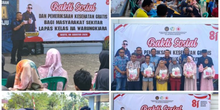 HUT ke-81 Kemerdekaan RI, Lapas Warungkiara Sukabuni Gelar Bakti Sosial Bagi Masyarakat