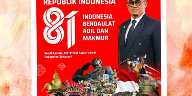 Disperkim Kabupaten Sukabumi Ucapkan Dirgahayu Kemerdekaan RI ke-81
