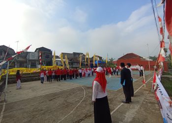 HUT RI ke-81 Ratusan Warga Perum Gentong Mas Kompak Gelar Upacara Bendera Merah Putih