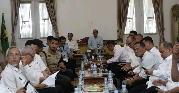 Bahas Pasca Bencana 2024, KSP Kunjungi Kabupaten Sukabumi
