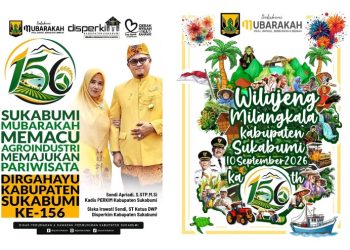 Disperkim Mengucapkan Wilujeng Milangkala Kabupaten Sukabumi Ke-156