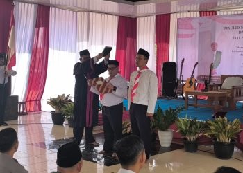 Lapas Warungkiara Peringati Maulid Nabi Muhammad SAW 1448 Hijriah, Dua Napiter Ikrar Setia NKRI