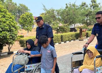 Tingkatkan Pelayanan Lapas Kelas IIA Warungkiara, Gelar Kunjungan Khusus Keluarga WBP Lanjut Usia